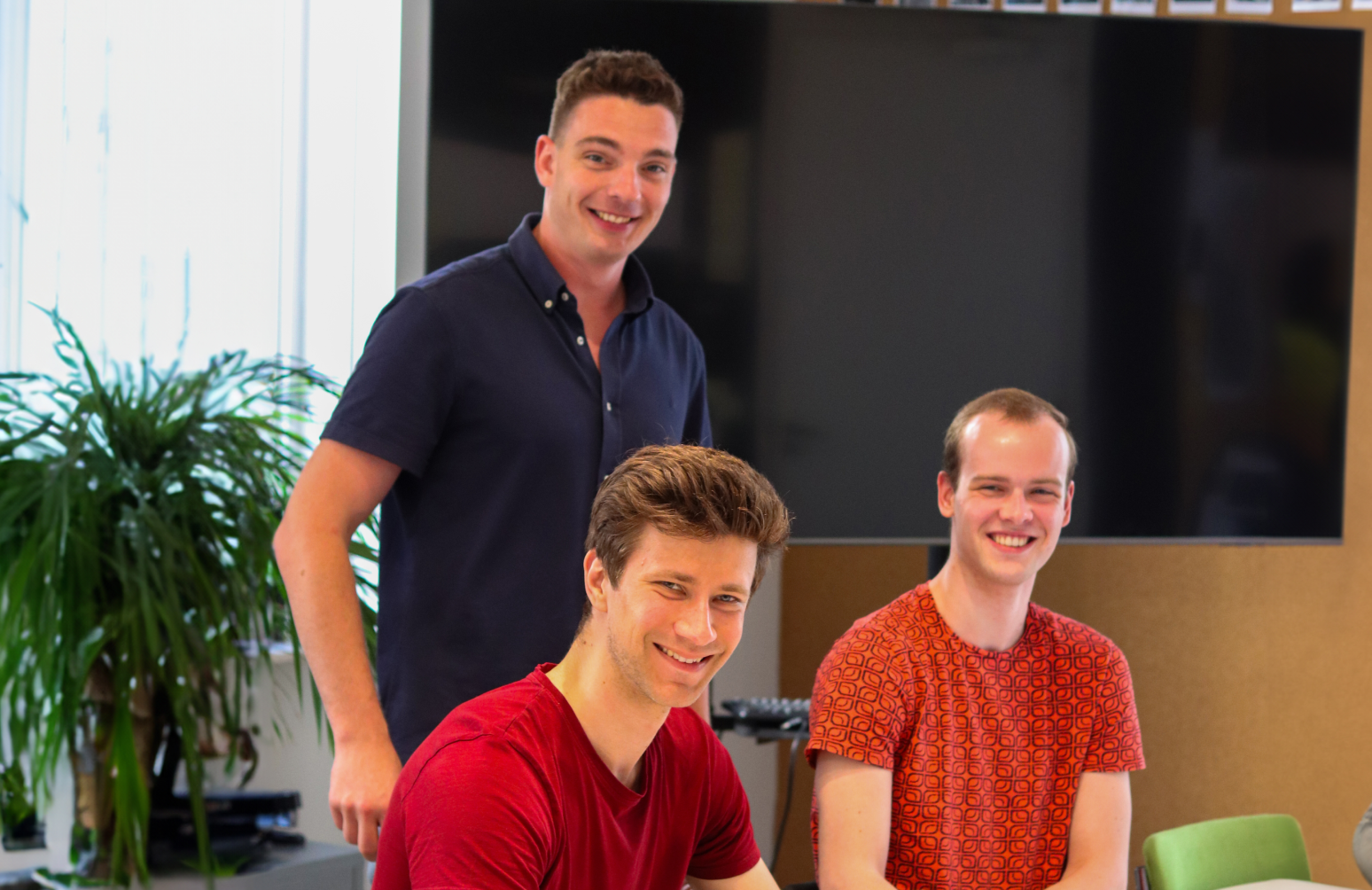 Collega's aan het werk