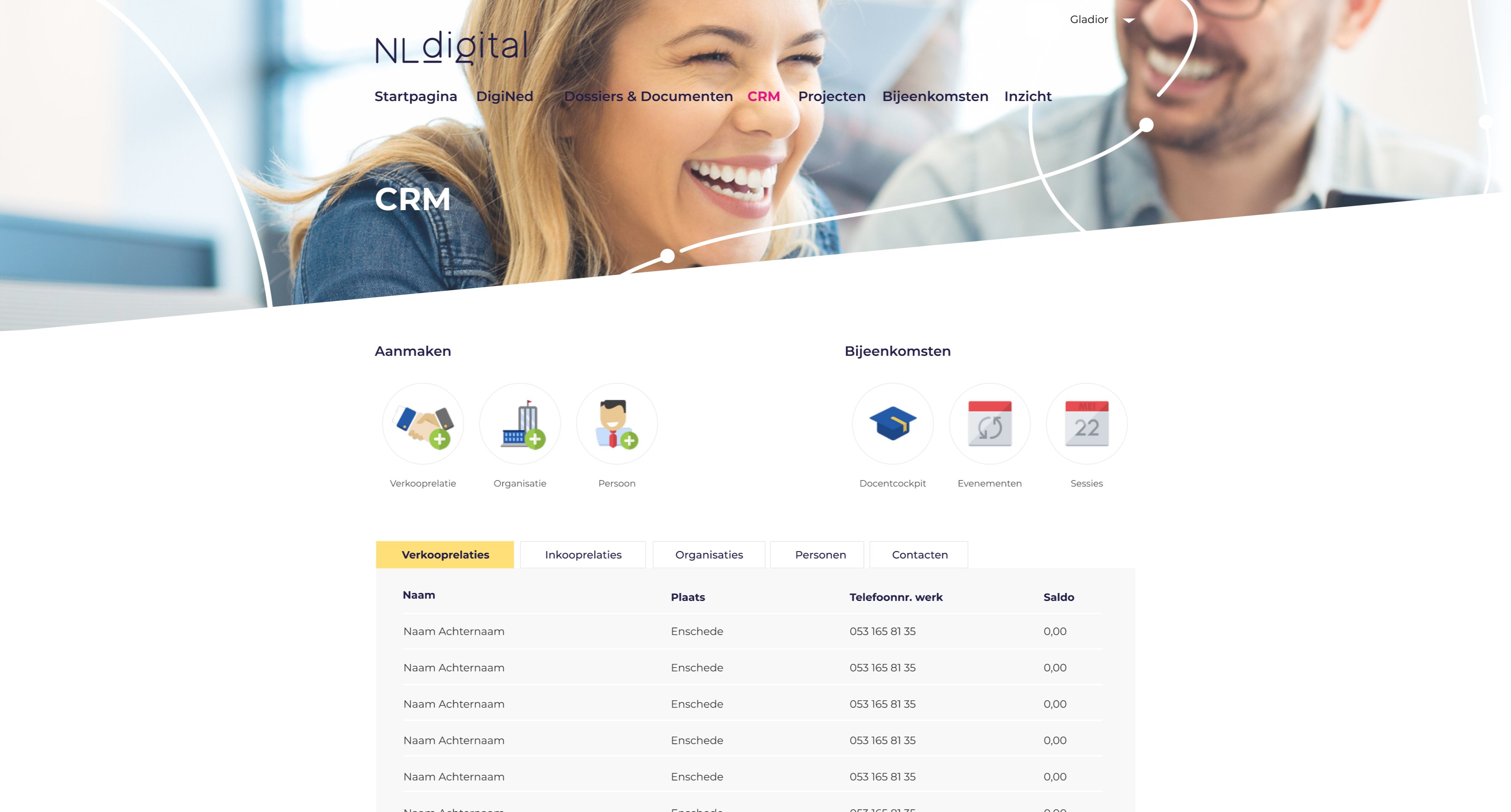 CRM pagina insite nl digital