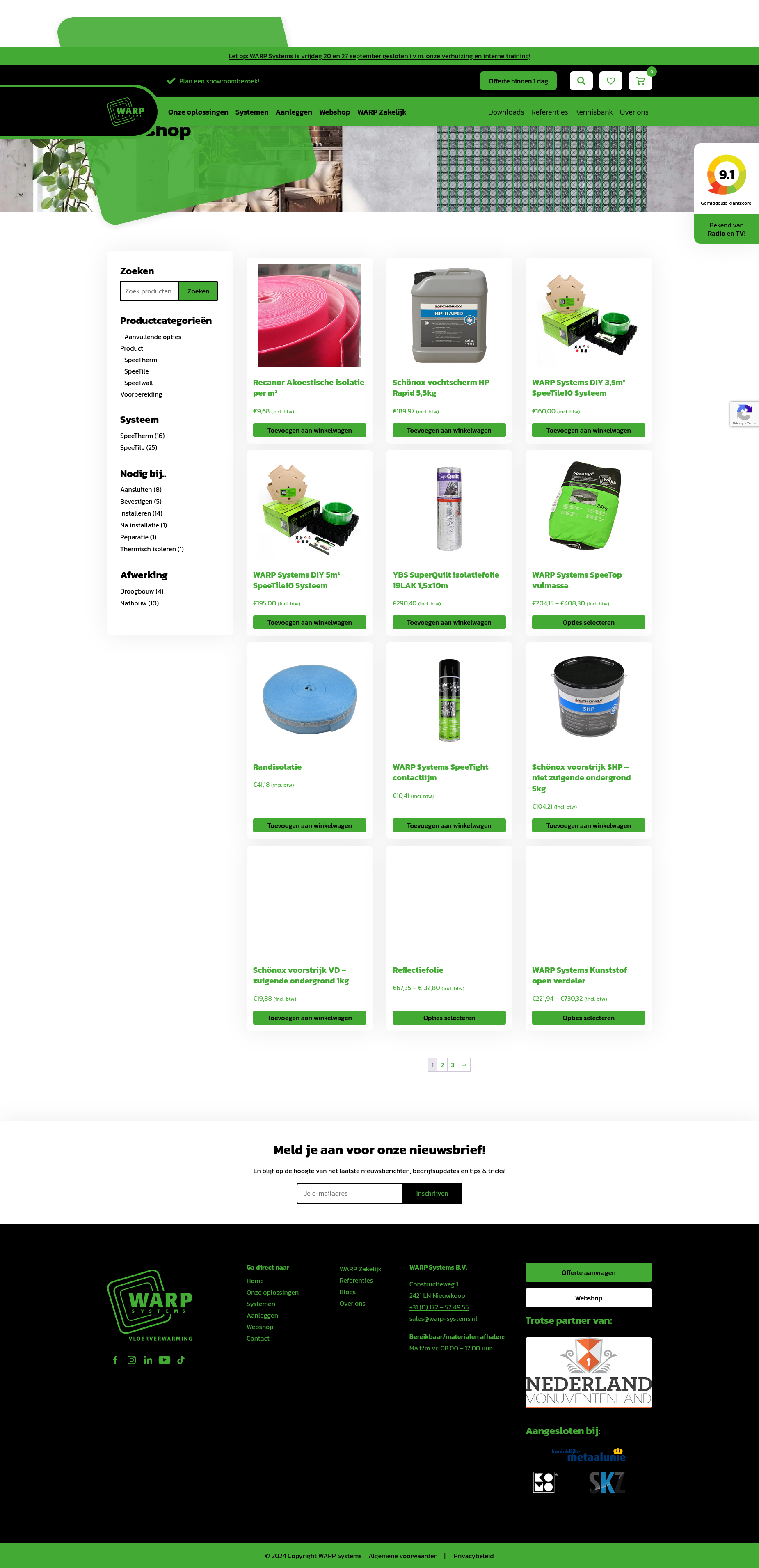 WARP Systems Website