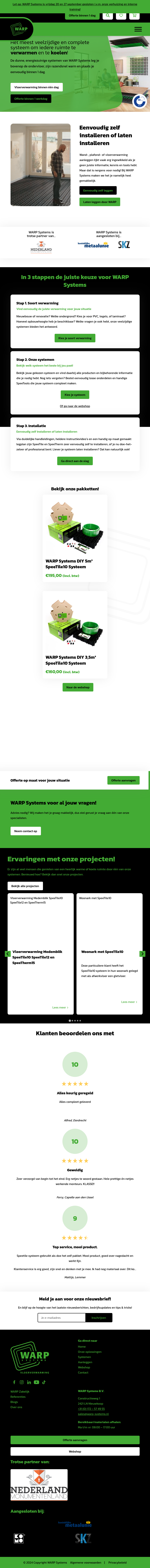 WARP Systems Website