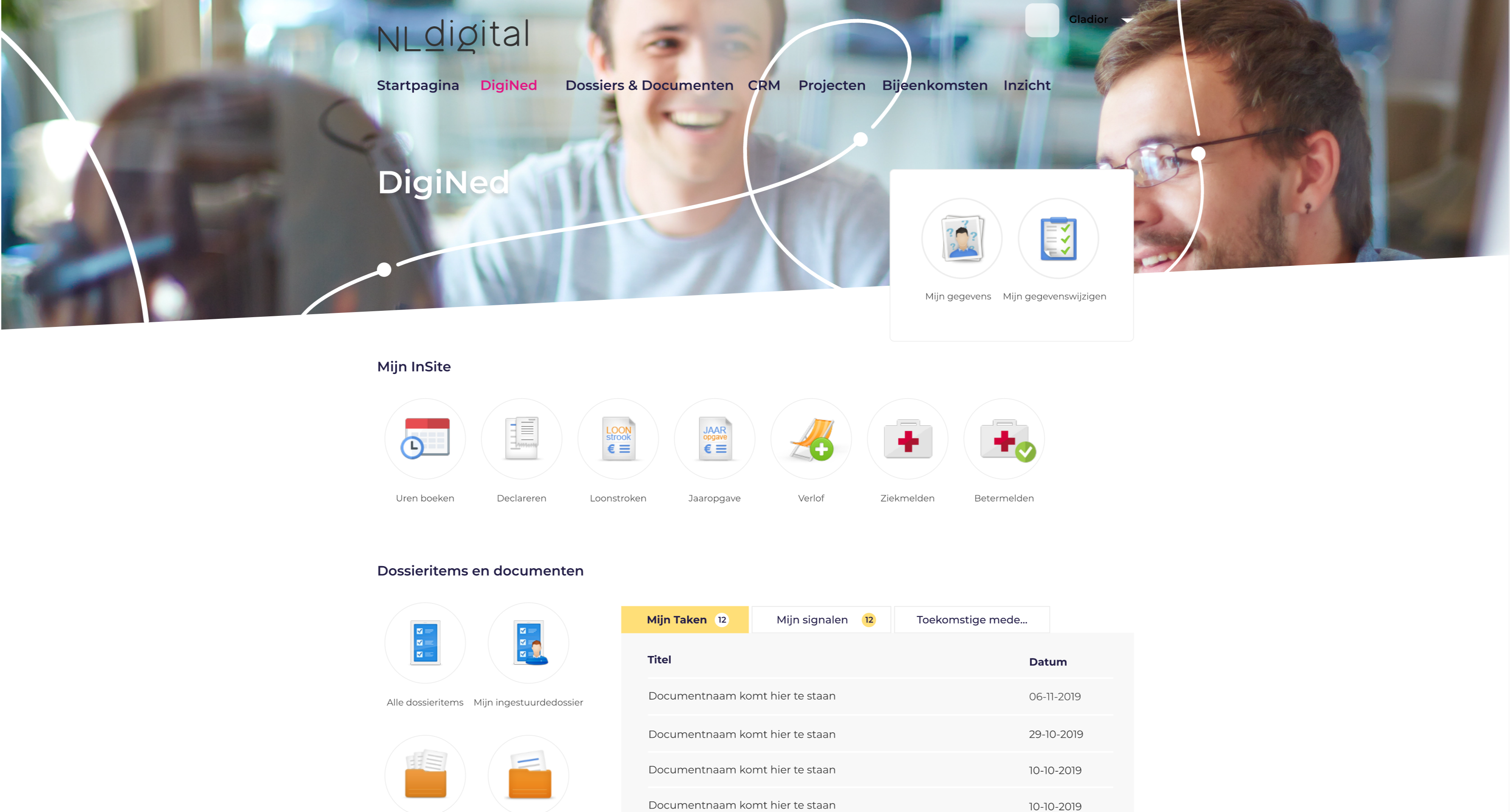 Vervolgpagina insite Nl digital