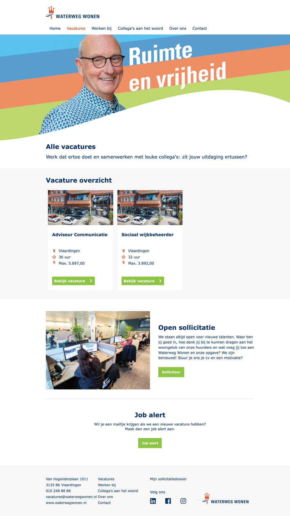 Waterweg Wonen Vacatures