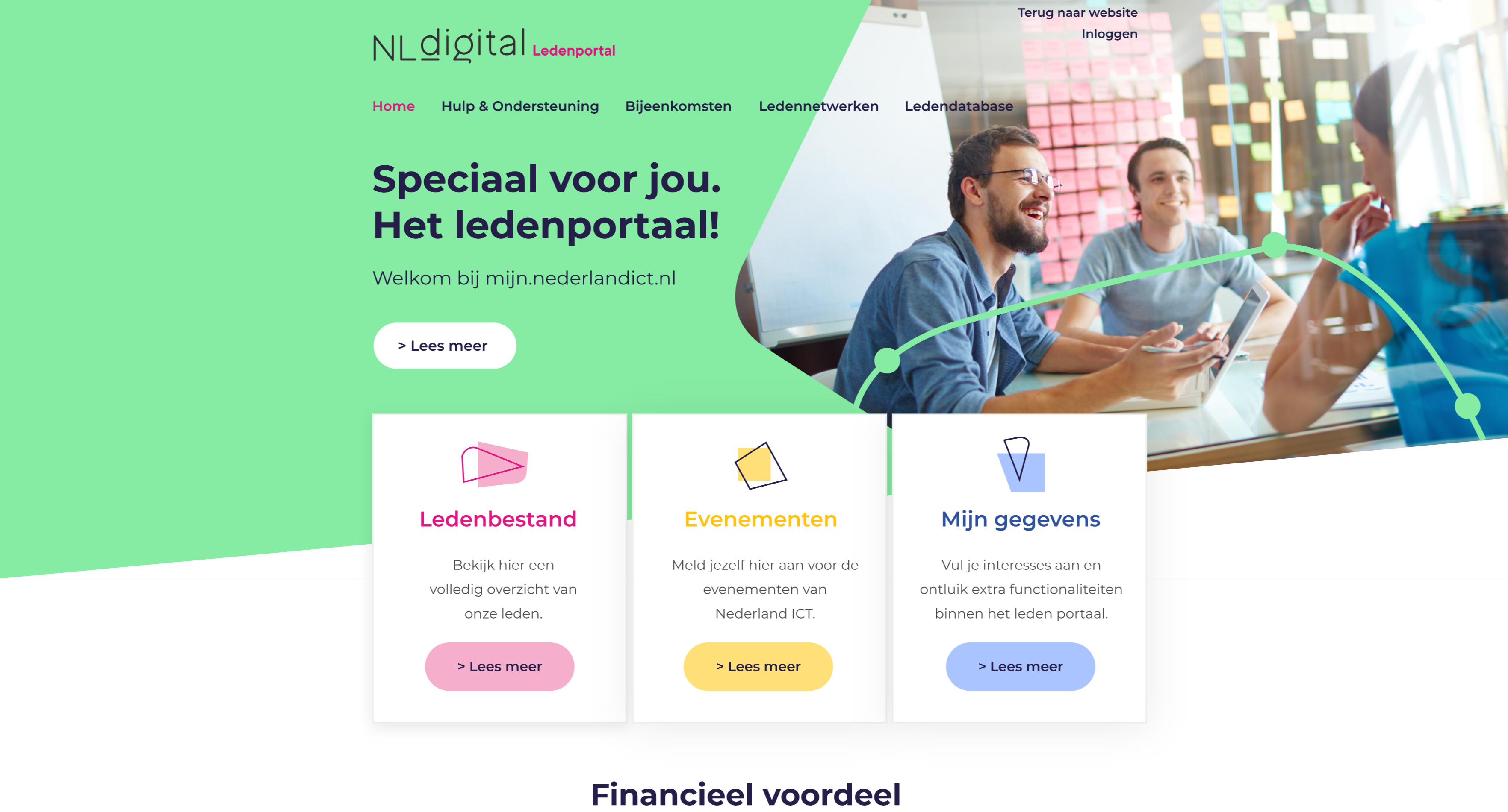 homepagina ledenportaal nl digital