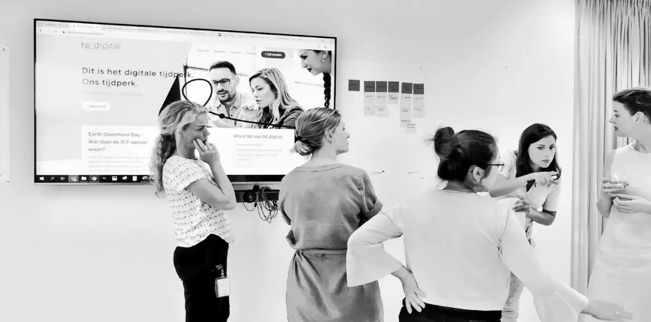sparringsessie met NL digital op locatie