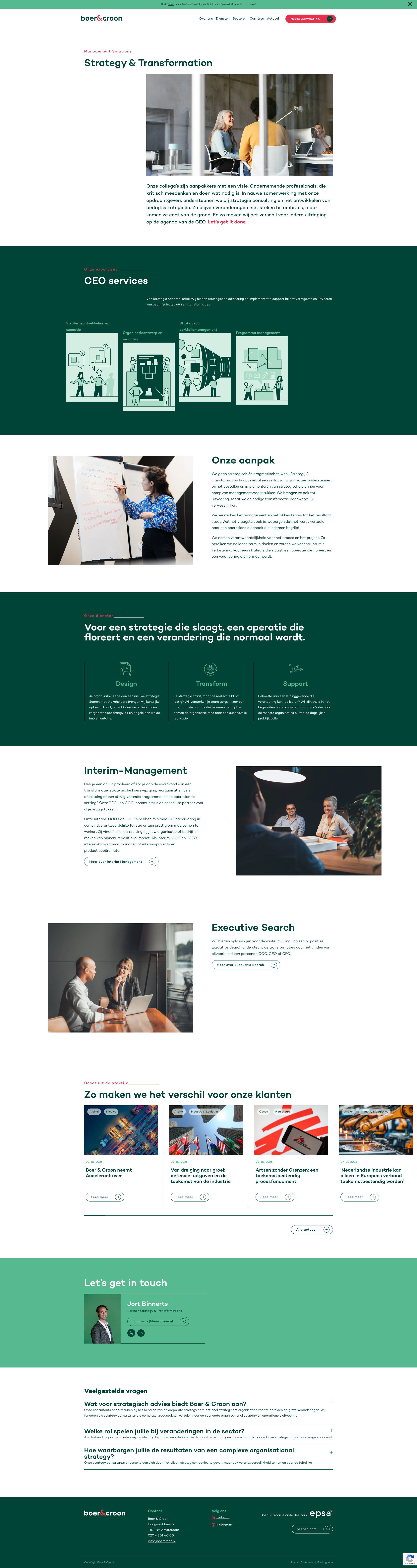 Boer & Croon - strategy