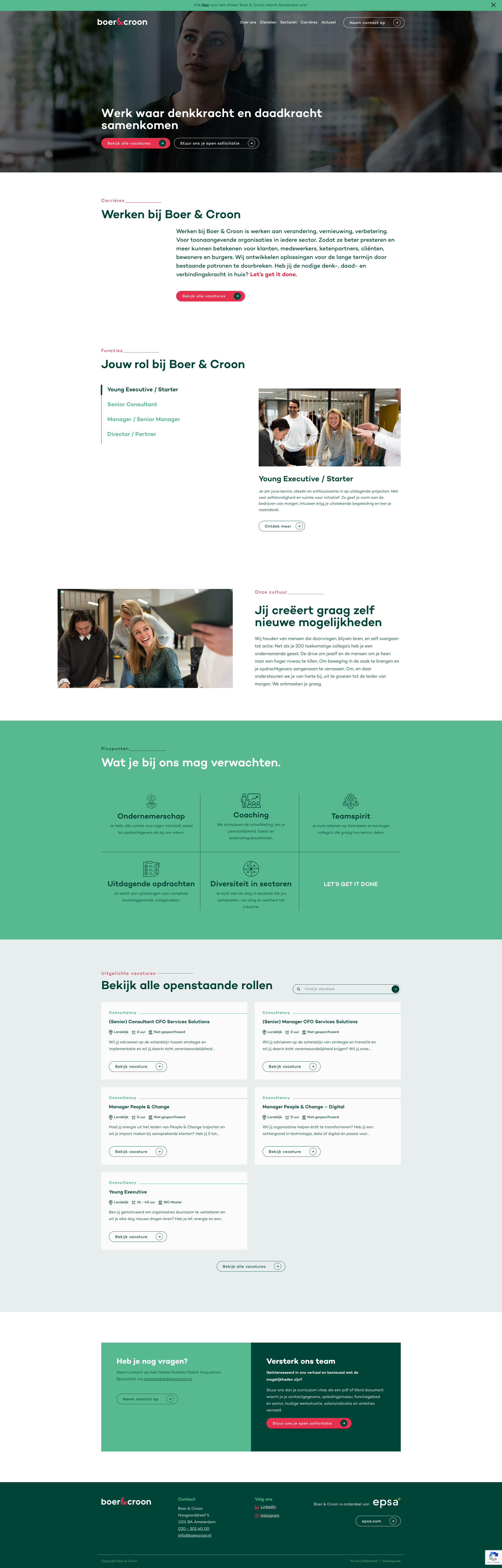 Boer & Croon - werken bij boer&croon