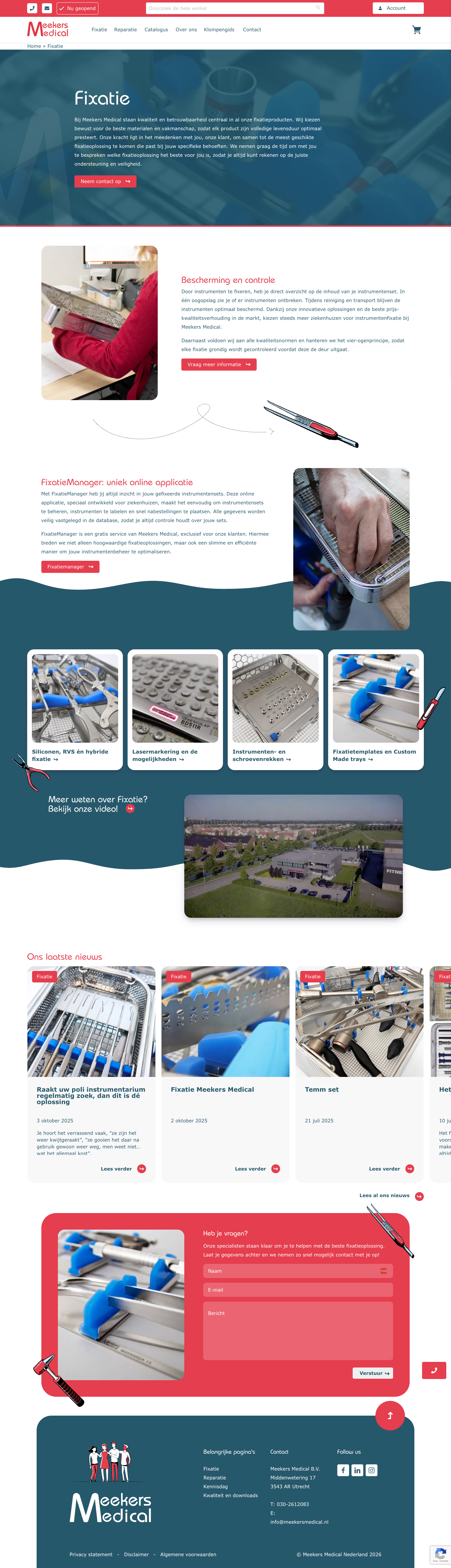Meekers medical - fixatie dekstop