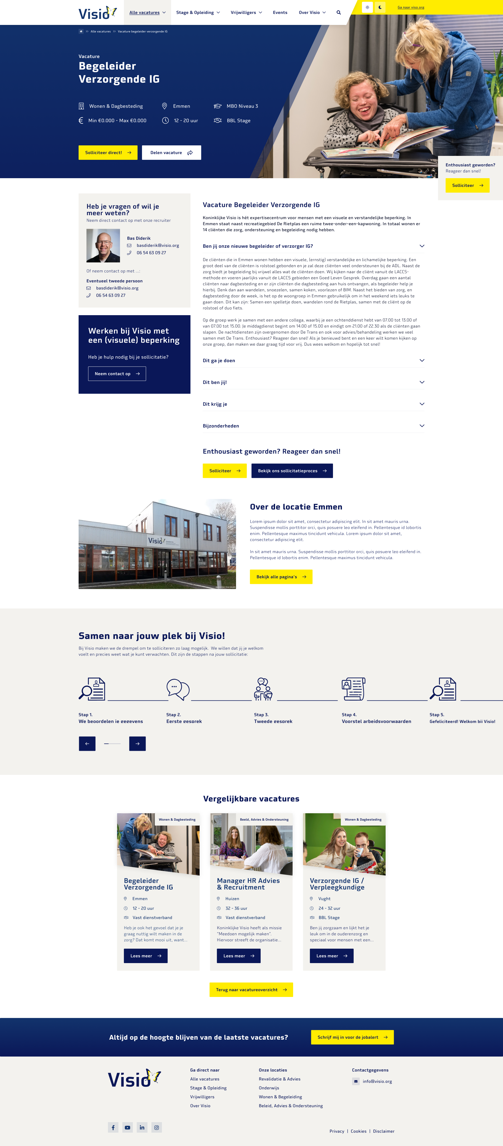 Visio - Vacature detailpagina